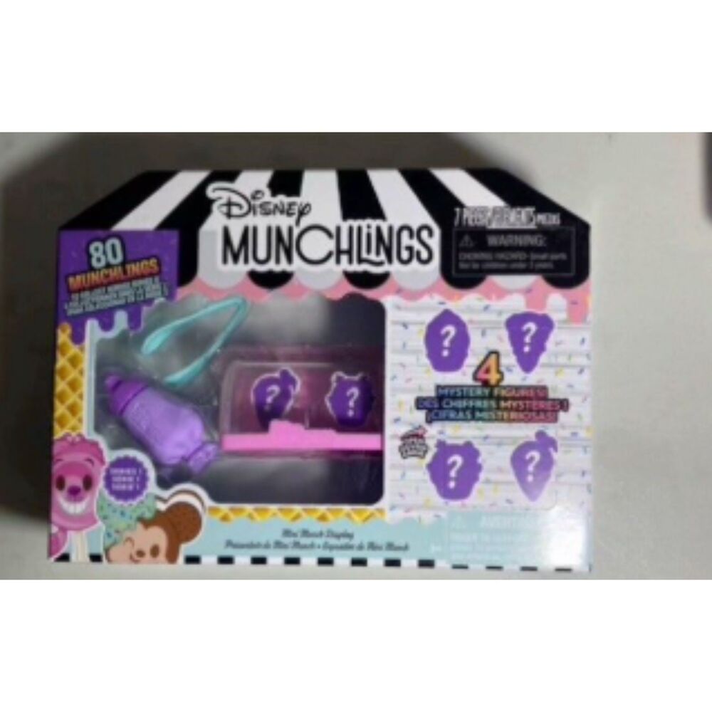 Disney Munchlings Mini Munch Display Series 1 New Sealed 4 Mystery Figures